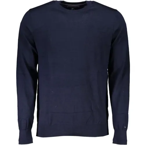 Round-Neck Strickwaren , Herren, Größe: M - Tommy Hilfiger - Modalova