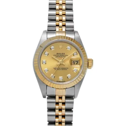 Pre-owned Stainless Steel watches , female, Sizes: ONE SIZE - Rolex Vintage - Modalova