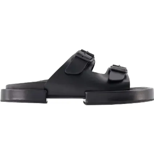 Leather sandals , unisex, Sizes: 1 UK - Ann Demeulemeester - Modalova
