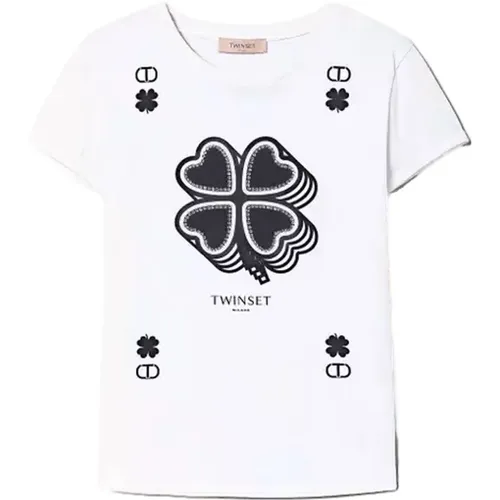 T-Shirts , female, Sizes: M, XS - Twinset - Modalova