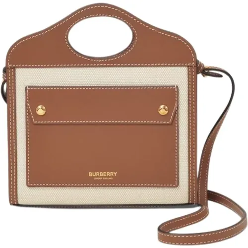 Micro Pocket LL6 Handbag - Multi - Cotton , female, Sizes: ONE SIZE - Burberry - Modalova