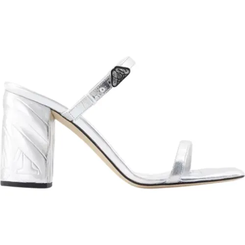 Leather heels , female, Sizes: 4 UK - alexander mcqueen - Modalova