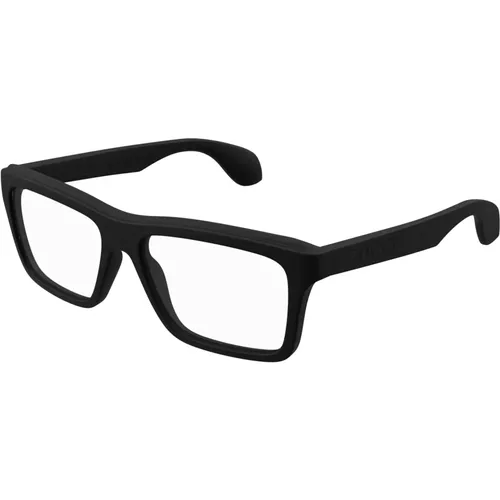 Schwarze Brillengestelle , unisex, Größe: 55 MM - Gucci - Modalova