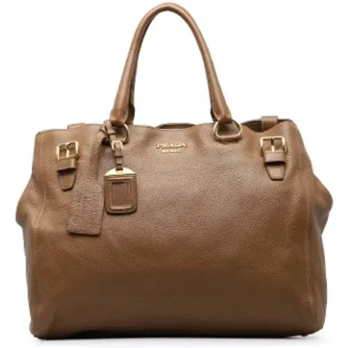 Pre-owned Leather totes , female, Sizes: ONE SIZE - Prada Vintage - Modalova
