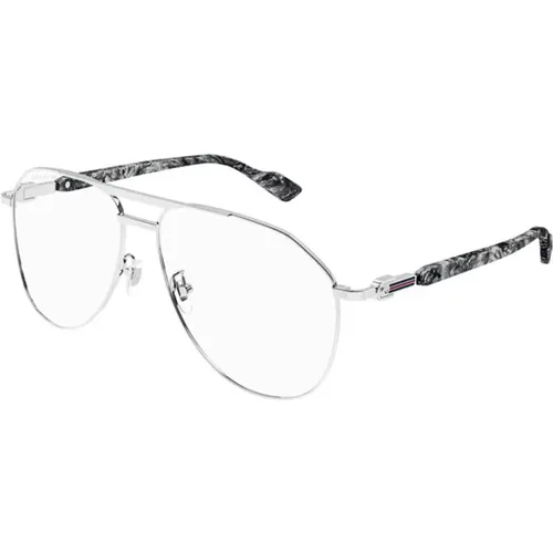 Silber Transparente Sonnenbrille Gg1220S 006 , unisex, Größe: 59 MM - Gucci - Modalova