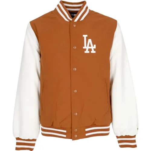 MLB Team Wordmark Bomber Jacke , Herren, Größe: M - new era - Modalova