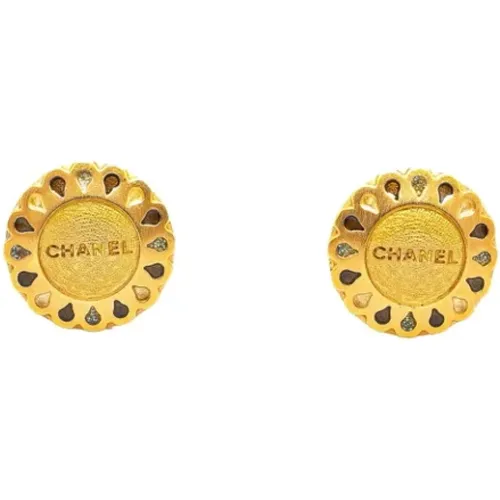 Pre-owned Metal earrings , female, Sizes: ONE SIZE - Chanel Vintage - Modalova