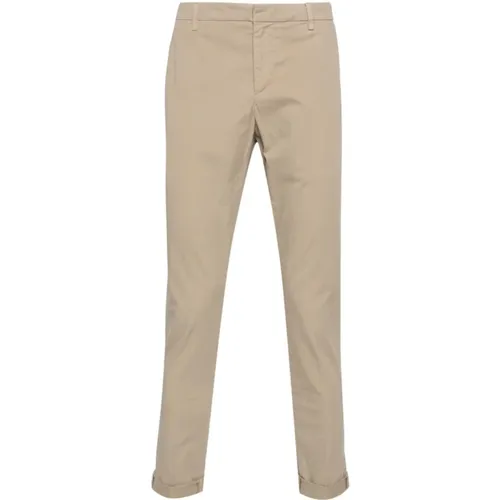 Slim Cut Trousers , male, Sizes: W35, W30, W29 - Dondup - Modalova