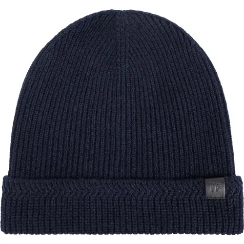 Cap with logo patch , male, Sizes: M, L - Tom Ford - Modalova