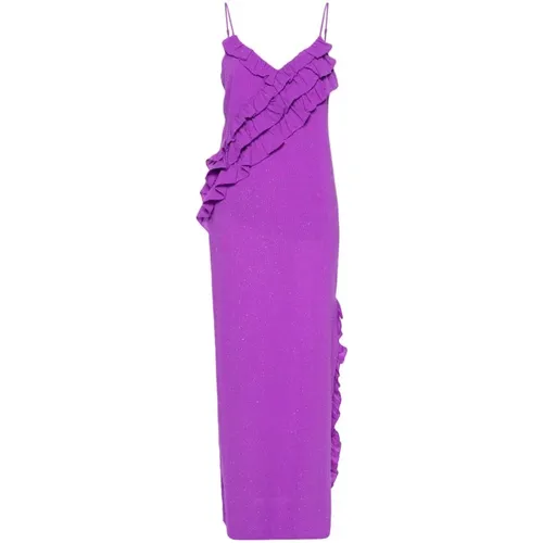 Sparkling Grape Long Dress , female, Sizes: 2XS - Twinset - Modalova