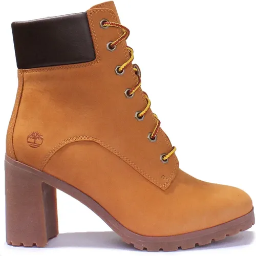 Block Heel Ankle Boot for Women , female, Sizes: 5 1/2 UK, 4 1/2 UK, 7 UK, 8 UK, 6 UK, 4 UK, 6 1/2 UK, 5 UK - Timberland - Modalova
