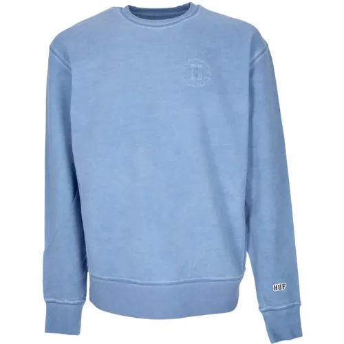 Faded Crewneck Sweatshirt , male, Sizes: XL - HUF - Modalova