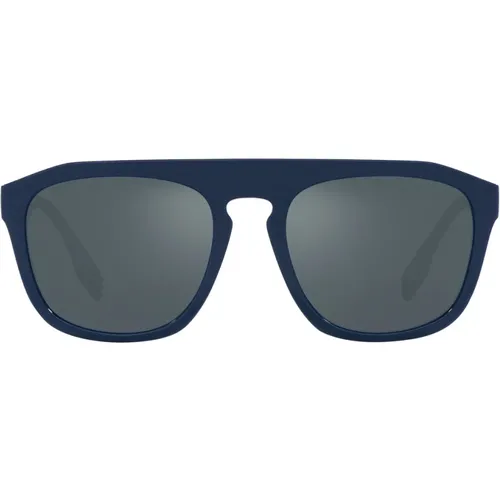 Square Sunglasses with Mirrored Lenses , unisex, Sizes: 57 MM - Burberry - Modalova