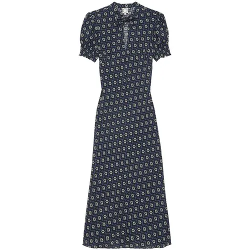 Kirschblaues Printkleid , Damen, Größe: 2XS - Ines De La Fressange Paris - Modalova