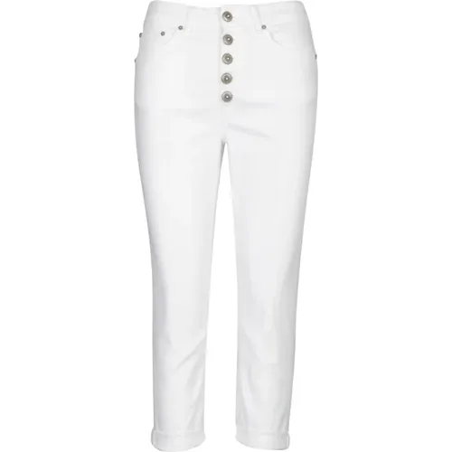 Cropped Denim Jeans , female, Sizes: W31, W28, W30, W25, W29, W27 - Dondup - Modalova