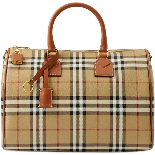 Vintage Check Pattern Multicolour Bag , female, Sizes: ONE SIZE - Burberry - Modalova