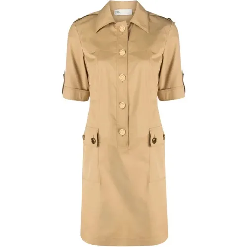 Safari Dress , female, Sizes: XL, S, XS, L - TORY BURCH - Modalova