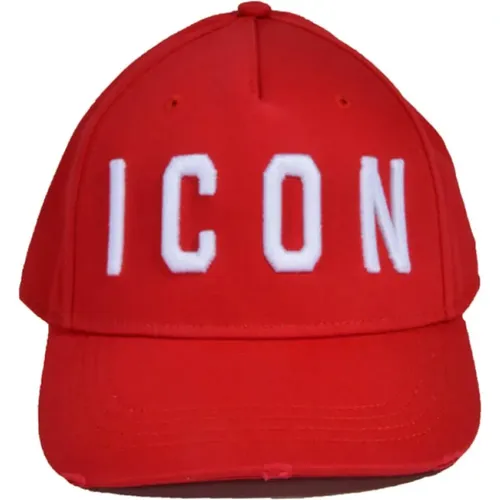 Icon Baseball Cap , male, Sizes: ONE SIZE - Dsquared2 - Modalova