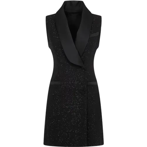 Pailletten Eiffel Mini Kleid , Damen, Größe: 2XS - Max Mara - Modalova