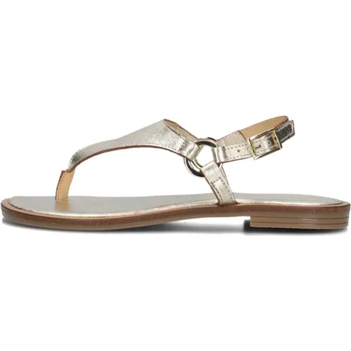 Flat Sandalen , Damen, Größe: 36 EU - Notre-v - Modalova