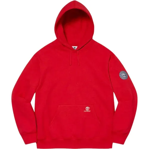 Roter Timberland Kapuzenpullover Limited Edition - Supreme - Modalova