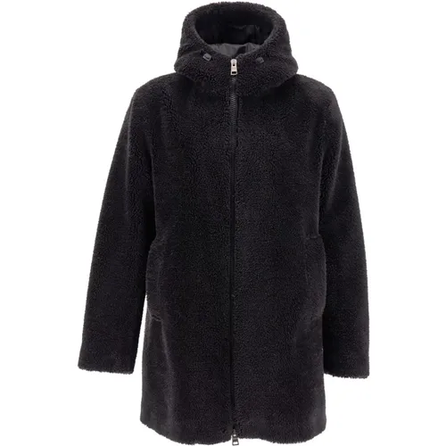 Parka in Orsetto Style , female, Sizes: 2XL, XL, 4XL, L - Herno - Modalova