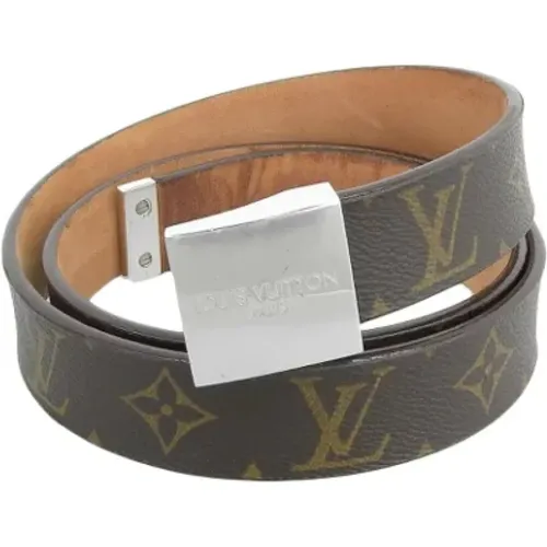 Pre-owned Leather belts , female, Sizes: ONE SIZE - Louis Vuitton Vintage - Modalova