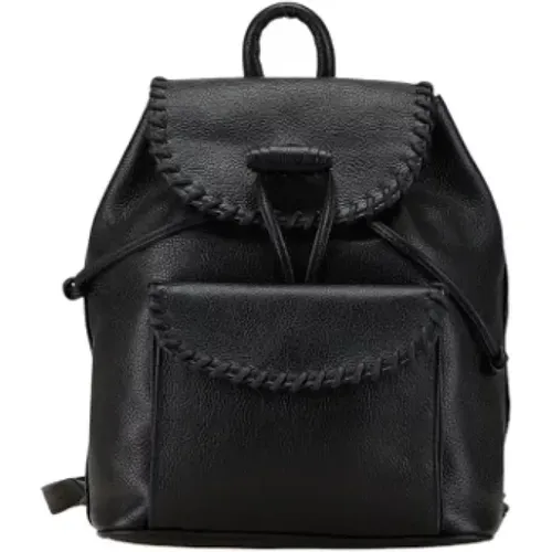 Pre-owned Leather backpacks , female, Sizes: ONE SIZE - Saint Laurent Vintage - Modalova