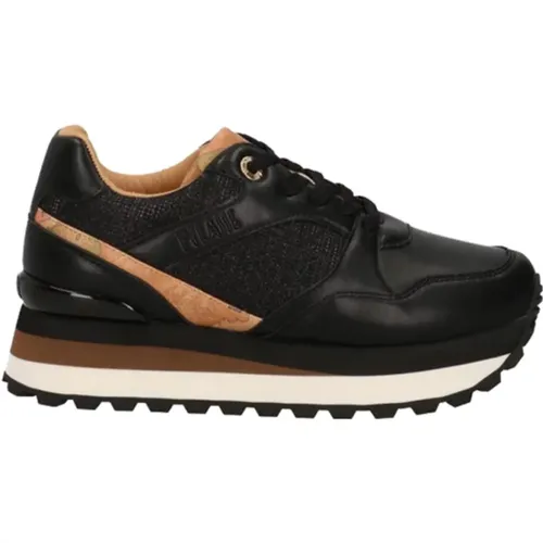 Schwarze Sneakers mit Geografischem Druck - Alviero Martini 1a Classe - Modalova