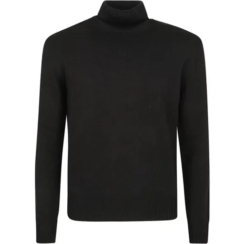 Schwarzer Pullover mit T Neck Pullover , Herren, Größe: 2XL - Ballantyne - Modalova