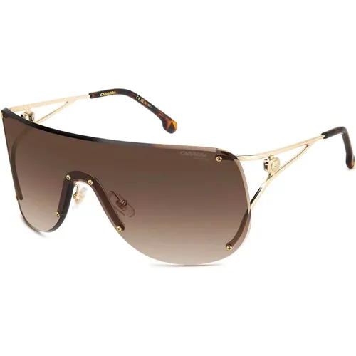 Gold/Brown Shaded Sunglasses , female, Sizes: ONE SIZE - Carrera - Modalova