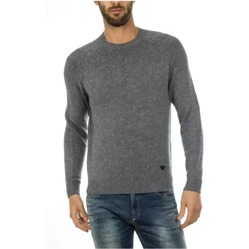 Gemütlicher Strickpullover , Herren, Größe: 2XL - Armani Jeans - Modalova