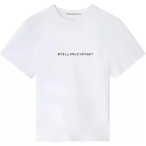 T-shirts and Polos with Black Let , female, Sizes: M, XS, S, 2XS - Stella Mccartney - Modalova