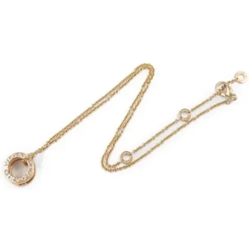 Pre-owned Rose Gold necklaces , female, Sizes: ONE SIZE - Bvlgari Vintage - Modalova