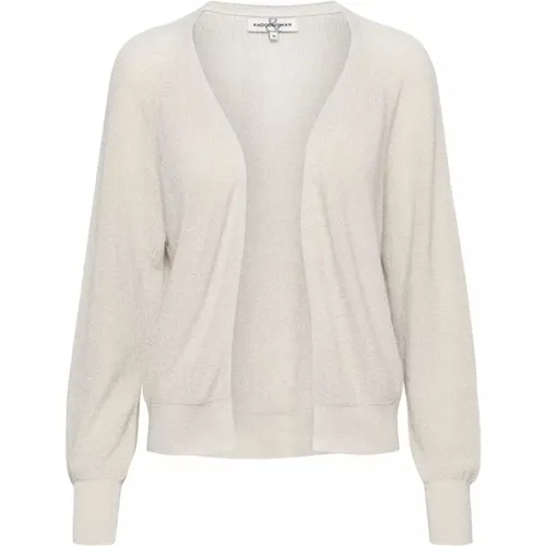 Lurex Knit V-Neck Sweater , female, Sizes: S, L, XL, 2XL - &Co Woman - Modalova
