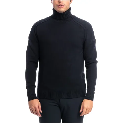 Solid Turtleneck , male, Sizes: XL, S - RRD - Modalova