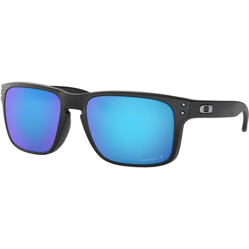 Quadratische Sonnenbrille blaue Gläser - Oakley - Modalova