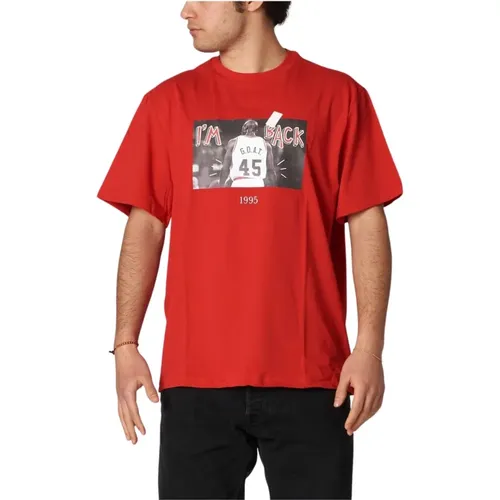 T-Shirts , Herren, Größe: XL - Throwback - Modalova