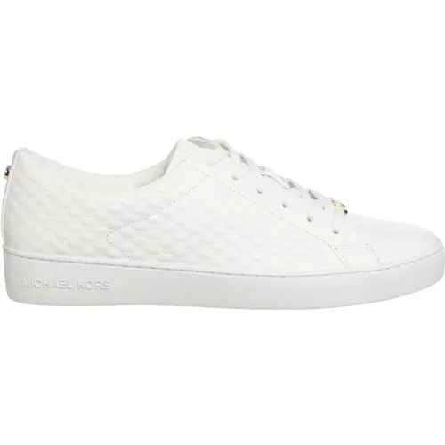 Plain Lace-Up Keaton Sneakers , female, Sizes: 7 UK, 6 UK - Michael Kors - Modalova