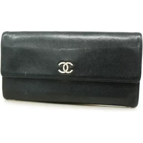 Pre-owned Leather wallets , female, Sizes: ONE SIZE - Chanel Vintage - Modalova