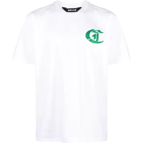 Graphic T-shirt and Polo , male, Sizes: M, L, S - Just Cavalli - Modalova