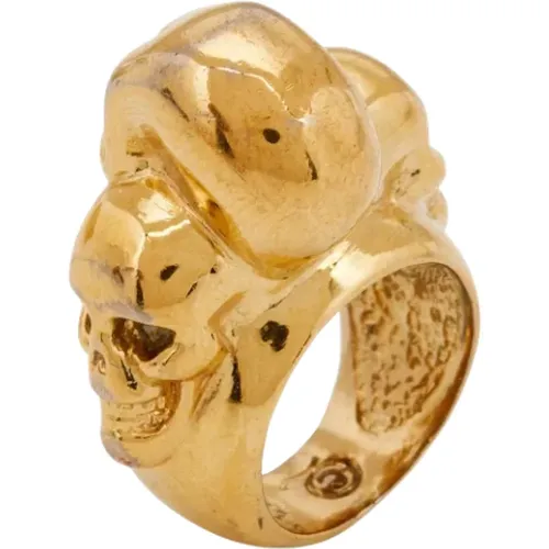 Pre-owned Metal rings , female, Sizes: ONE SIZE - Alexander McQueen Pre-owned - Modalova