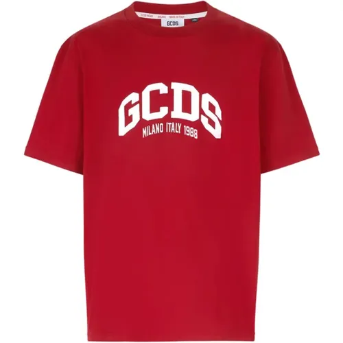 Simple and Catchy Short Sleeve T-Shirt , male, Sizes: S, L, M, XL - Gcds - Modalova