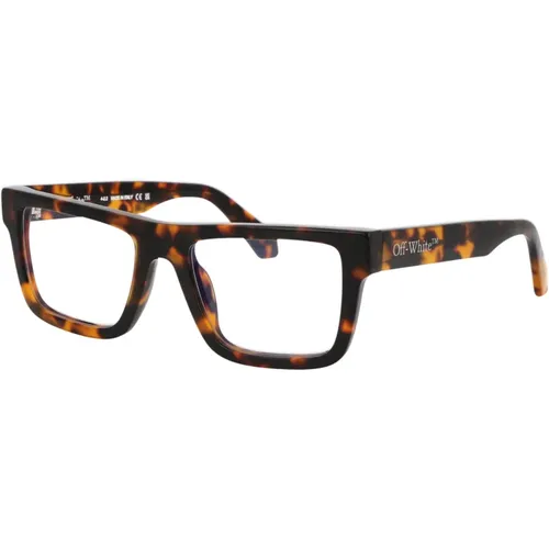 Stylish Optical Style 25 Glasses , unisex, Sizes: 54 MM - Off White - Modalova