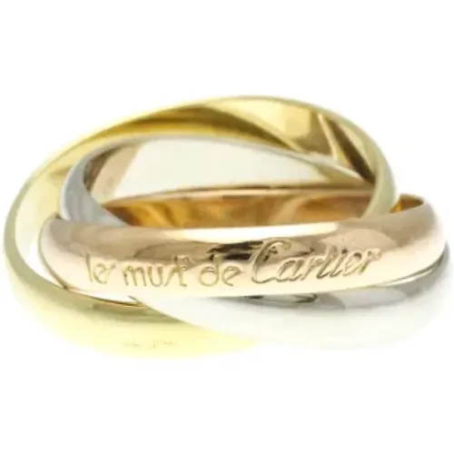 Pre-owned Gold rings , female, Sizes: ONE SIZE - Cartier Vintage - Modalova