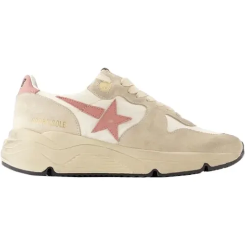 Leder sneakers , Damen, Größe: 38 EU - Golden Goose - Modalova