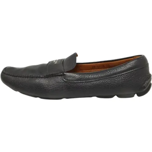 Pre-owned Leather flats , male, Sizes: 12 UK - Prada Vintage - Modalova