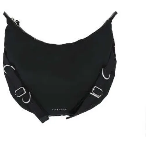 Nylon Shoulder Bag with Silver Hardware , female, Sizes: ONE SIZE - Givenchy - Modalova