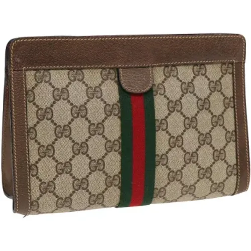 Pre-owned Leder clutches - Gucci Vintage - Modalova