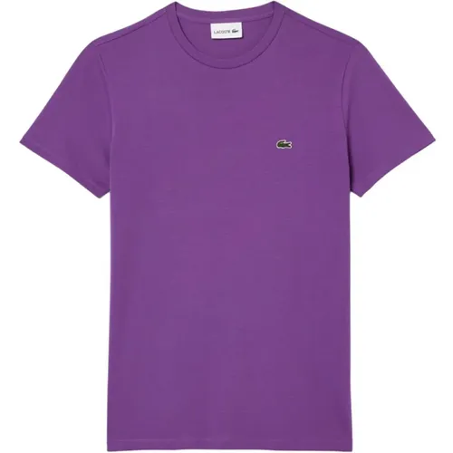 Classic Short Sleeve T-Shirt , male, Sizes: M, S, 2XL - Lacoste - Modalova